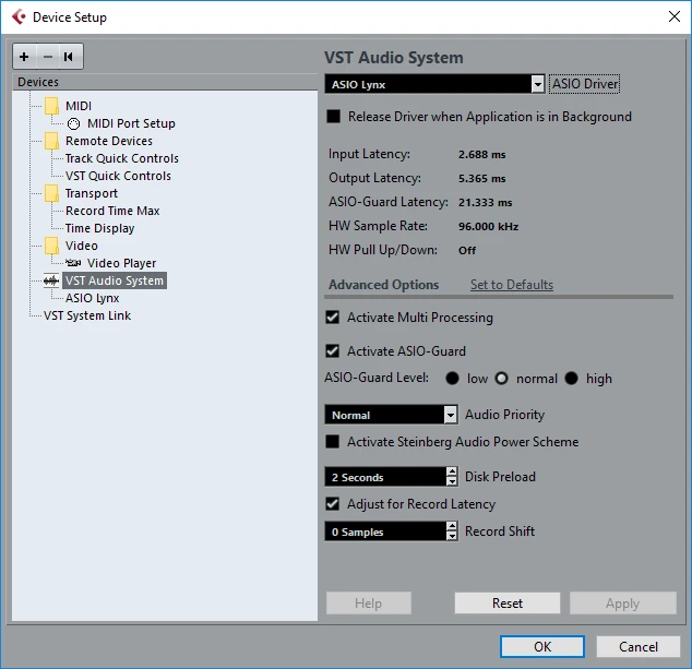 cubase 5 generic low latency asio